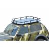 Lada Niva Bronto Dachgepaecktraeger mit Riffelblechplatte