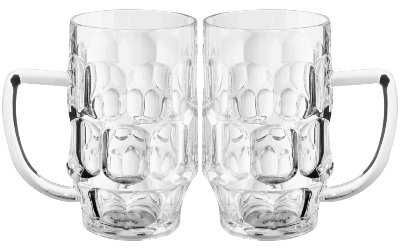 Bierglas Mit Elch-Druck – 550 Ml, Crystalex-Glas, Spülmaschinenfest, Premium-Tumbler Für Craft Beer